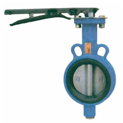 D71X/J wafer type soft seal butterfly valve