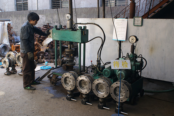 Butterfly valve production workshop